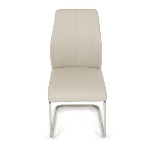 Scaun din piele ecologică DCL-D1277 CRM, crem