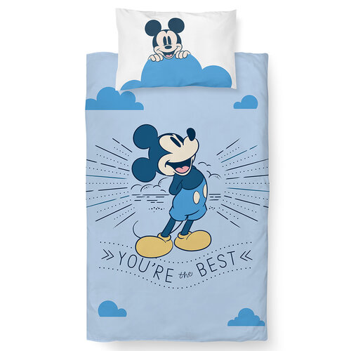 Dětské povlečení do postýlky Mickey Mouse Jsi Nejlepší, 100 x 135 cm, 40 x 60 cm