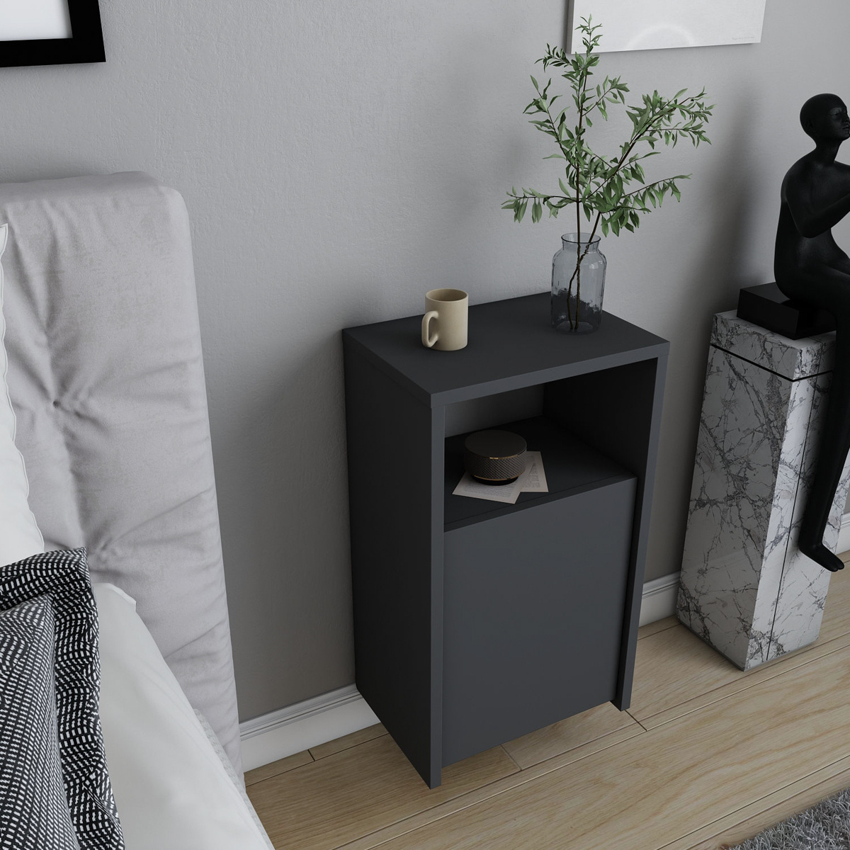 Noční stolek Carlin Anthracite - thumb (4)
