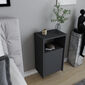 Stolik nocny Carlin Anthracite