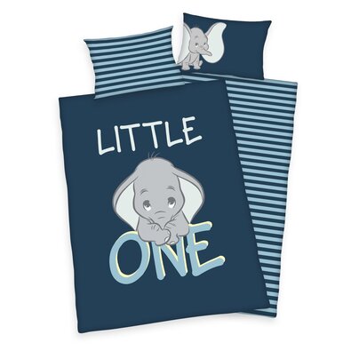 Dziecięca pościel bawełniana do łóżeczka Dumbo Little one, 100 x 135 cm, 40 x 60 cm