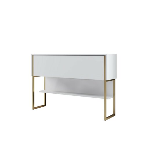 Komoda Luxe White and Gold