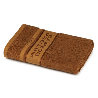 4Home Банний рушник Bamboo Premium коричневий, 70 x 140 см