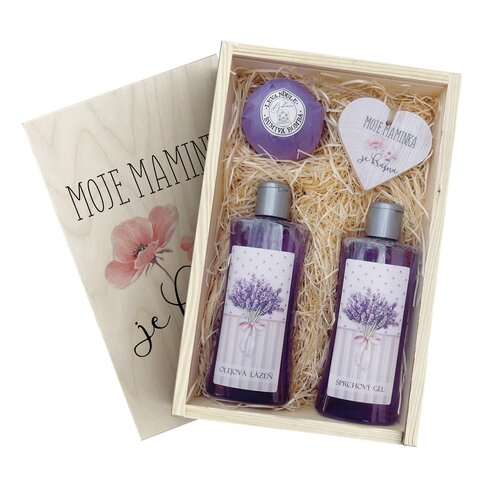 Bohemia Gifts Drewniane pudełko kosmetyczne - Mojamama