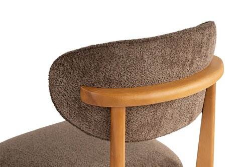 Set de scaune de sufragerie Lionte Brown and DarkOak, 2 buc.