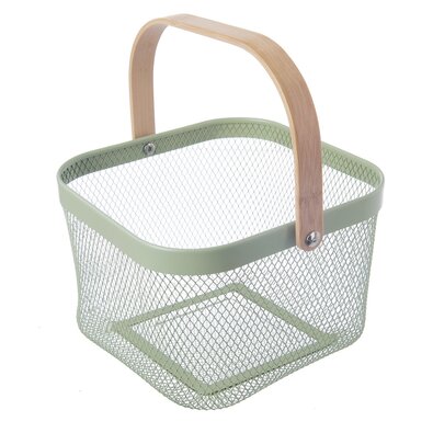 Orion Kosz druciany Greenish, 27 x 24,5 x 16,5 cm