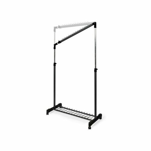 Raft de haine sub scări Compactor Black , 91,5 x 45 x 102-170 cm