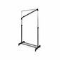 Raft de haine sub scări Compactor Black , 91,5 x 45 x 102-170 cm