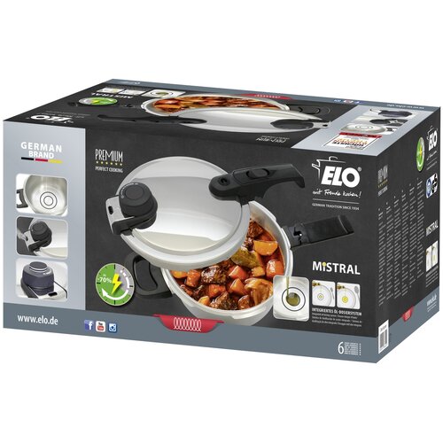 Elo 88622 Prémiový tlakový hrniec Mistral 4,5 l