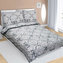 Lenjerie de pat din flanelă Funde, gri, 140 x 200 cm, 70 x 90 cm Lenjerie de pat din flanelă Funde, gri, 140 x 200 cm, 70 x 90 cm