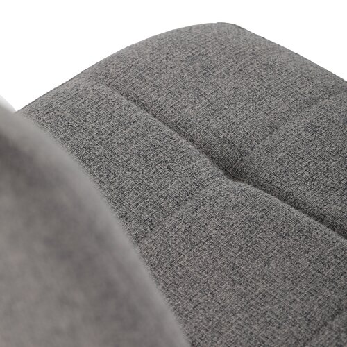 Esszimmergarnitur mit Keramikplatte und 4 Stühlen, grau