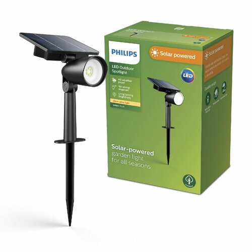 Philips Ashlyn UltraEfficient zewnętrzny reflektorLED 1,4W 150lm 2700K IP44, czarny