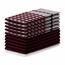 DecoKing Geschirrtuch Louie Weinrot und Schwarz, 50 x 70 cm, Set 10 Stück