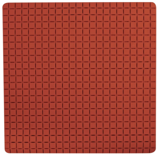 Spirella Suport antiderapant pentru duș QUADRO Premium, teracotă, 54 x 54 cm