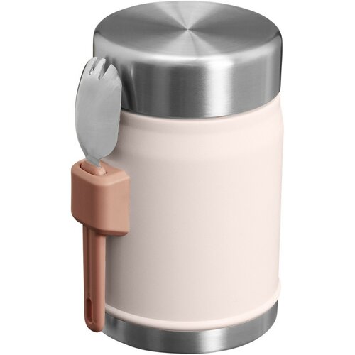 STANLEY Termos obiadowy 400 ml z łyżką/widelcem Rose  Quartz