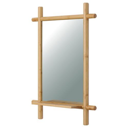 Lustro ścienne B027 NAT, bambus