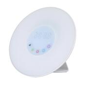 Rabalux 4423 Penelope stolní LED lampa s budíkem, bílá