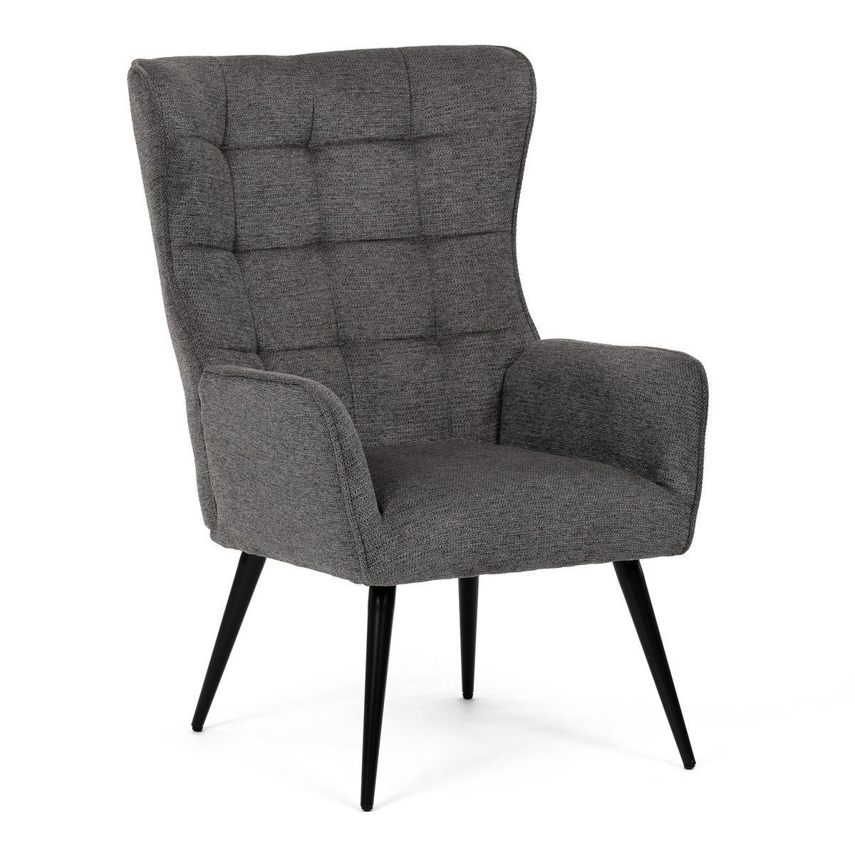 Relaxačné kreslo 315 GREY2, tmavosivá