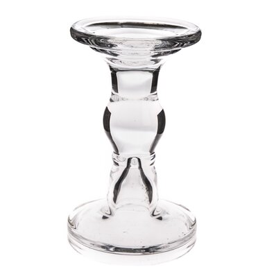 Świecznik szklany Charleroi, 14 cm