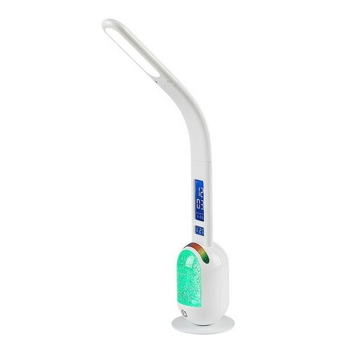 Rabalux 74231 stolná LED lampa s glitrami Figen, biela, 5W, 290lm, 5000K, stmievateľná