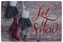 Let it snow lábtörlő, 38 x 58 cm
