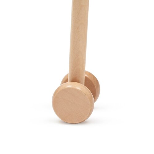 Baby Mix Hobby Horse so zvukom a kolieskami Rosie ružová, 95 x 23 x 23 cm