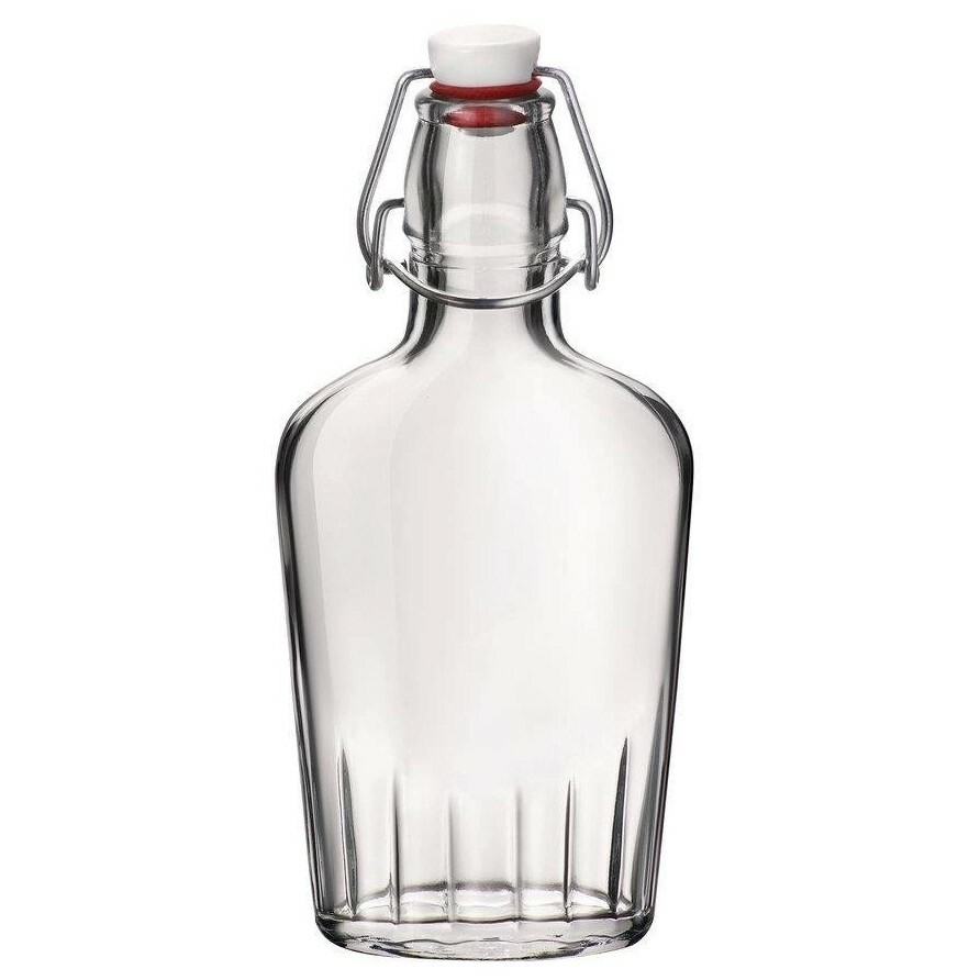 Bormioli Rocco Skleněná láhev s clip uzávěrem Fiaschetta, 250 ml