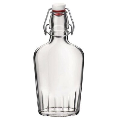 Bormioli Rocco Skleněná láhev s clip uzávěrem Fiaschetta, 250 ml