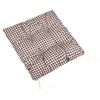 Bellatex Berta gestepptes Sitzkissen Würfel braun, 40 x 40 cm
