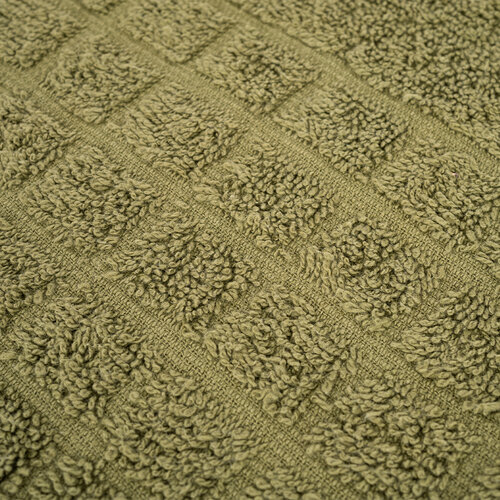 Prosop Soft verde măsliniu, 50 x 100 cm