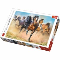 Trefl Puzzle Cválající koně, 2000 dílků Trefl Puzzle Cválající koně, 2000 dílků