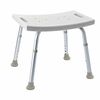 SAPHO A00601101 Scaun pentru persoane cu handicap,înălțime reglabilă, alb