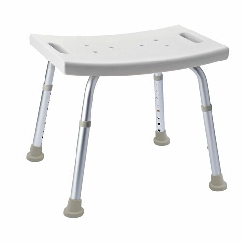 SAPHO A00601101 Scaun pentru persoane cu handicap,înălțime reglabilă, alb