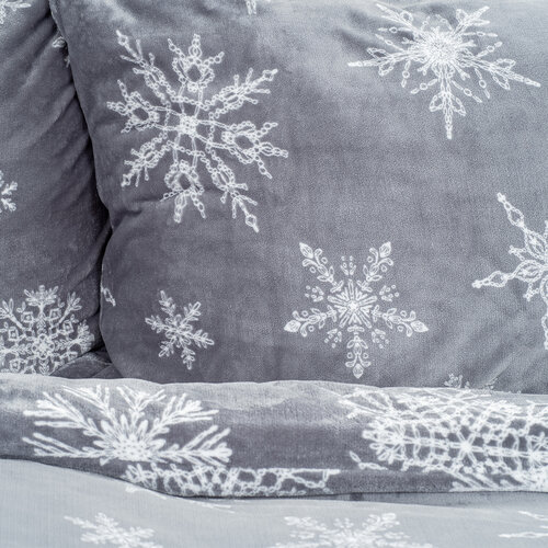 4Home Pościel mikroflanela Silent Snowfall, 140 x 200 cm, 70 x 90 cm