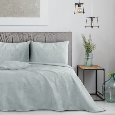 AmeliaHome Dvostranski pregrinjalo za posteljoPalsha silver, 220 x 240 cm