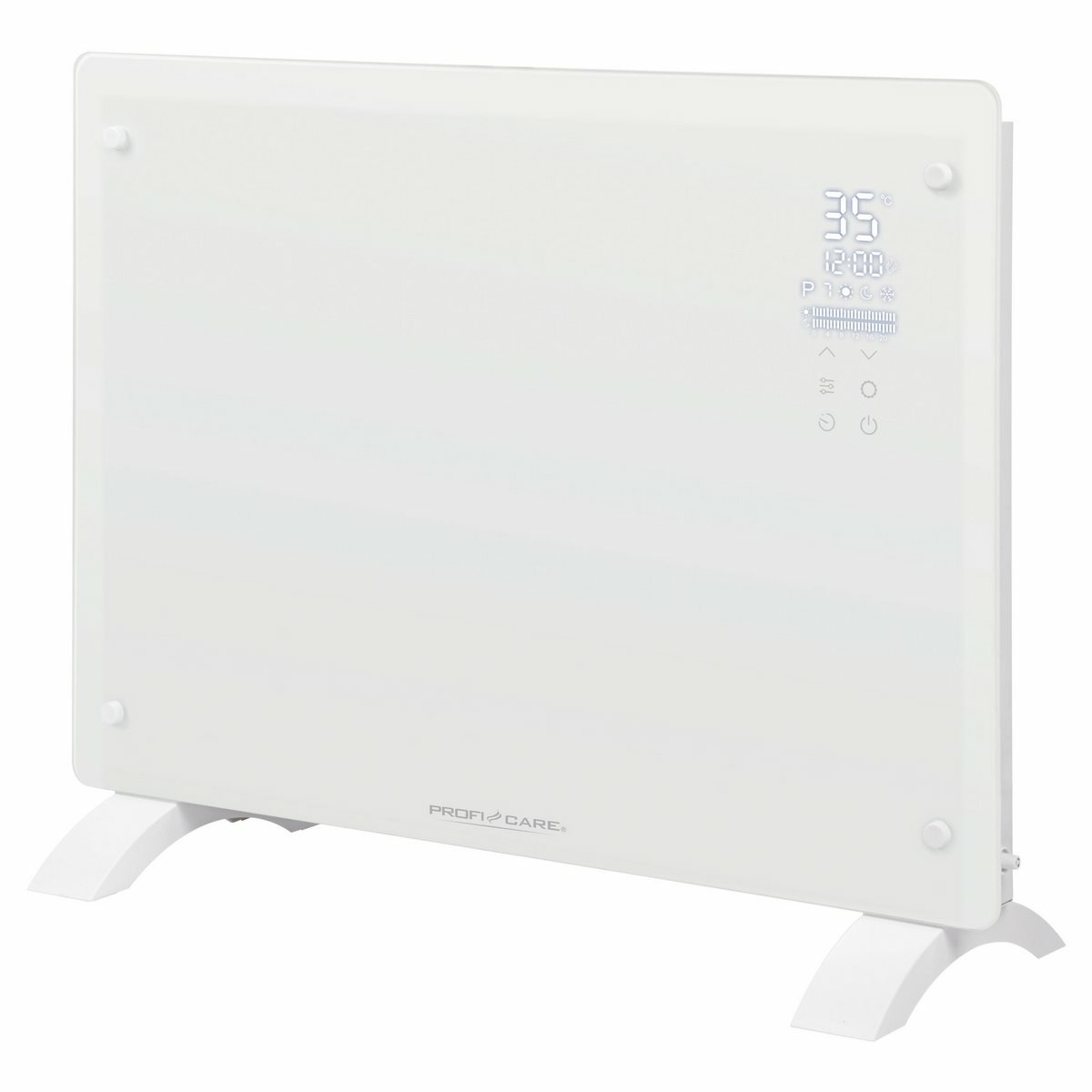 ProfiCare GKH 3118 üvegkonvektor 1500 W, fehérszínben