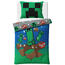 Detské obliečky Minecraft Creeper Explode, 140 x 200 cm, 70 x 90 cm