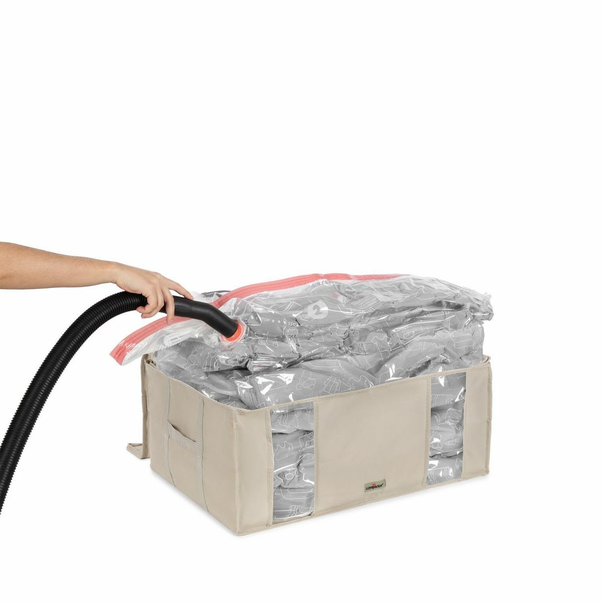 Compactor Compactor Life 2.0. vakuový úložný box s pouzdrem - XXL 210 litrů, 65 x 50 x 27 cm, XXL - thumb (6)
