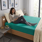 4Home IDEAL smaragd zöld frottír lepedő, 140–160 x 200 cm