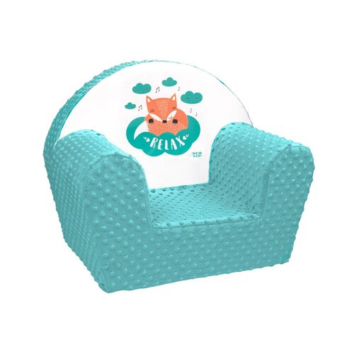 Новий дитячий стільчик Baby Minky Лисичка м'ятний,42 х 53 см