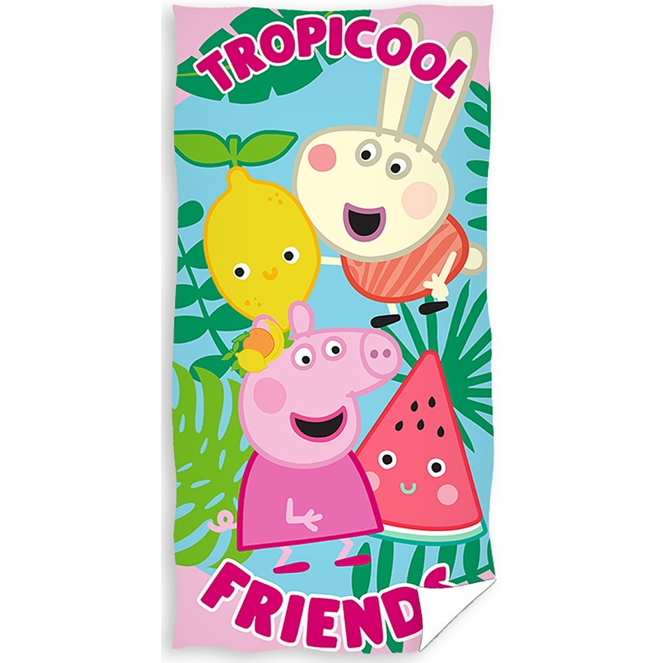 Prosop Peppa Pig Tropicool Friends,70 x 140 cm 140