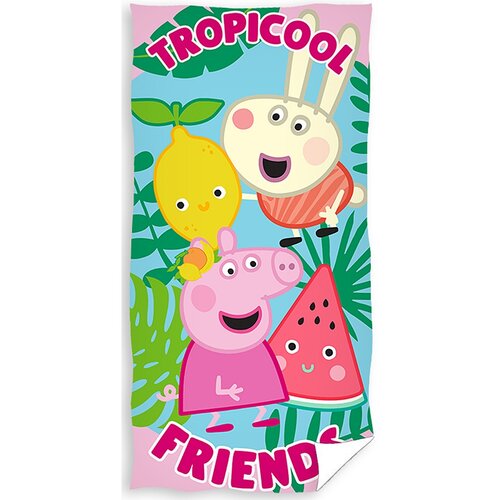 Prosop Peppa Pig Tropicool Friends,70 x 140 cm