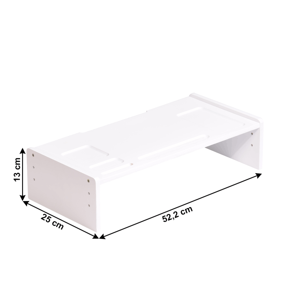 Elaro bambusz monitortartó állvány, 3. típusú, 52,5 x 25 x 13 cm termék 2. képe