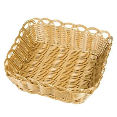 Kesper 17845 Koszyk na pieczywo i owoce, brązowy, 29 x 29 x 9 cm