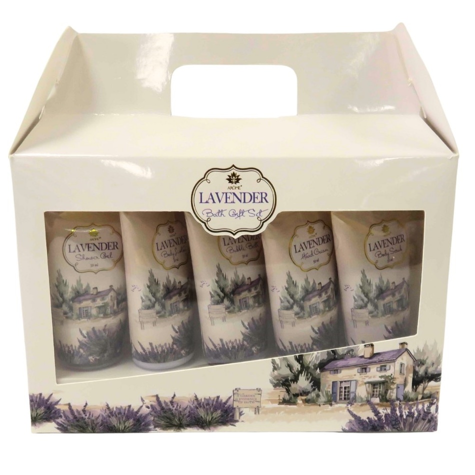 Pachet cadou de cosmetice cu lavandă