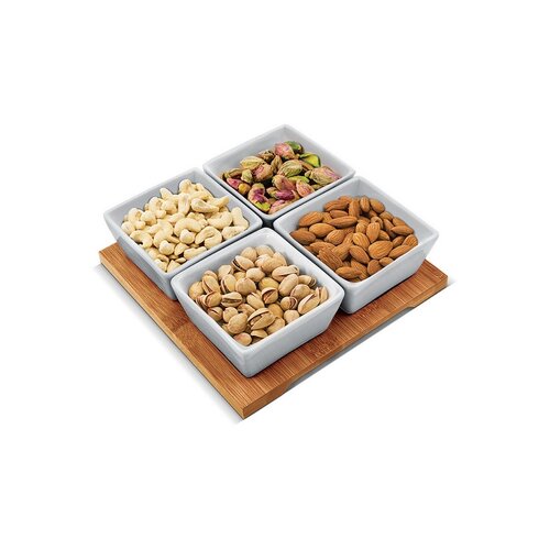Lamart LT9018 5-delni servirni set Bamboo, 19 x 19cm