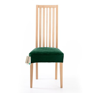 Restilo Husă elastică pentru scaun Sento verde închis, 40 x 40 + 5 cm