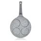 Banquet Pfanne für 4 Hefepfannkuchen mit Antihaft-Oberfläche Granite Grey, Durchmesser 26 cm