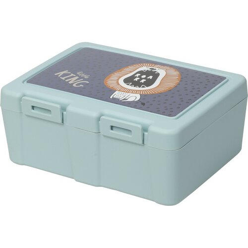 Cutie de plastic pentru gustări Hatu Leu, 18 x7,5 x 13,5 cm
