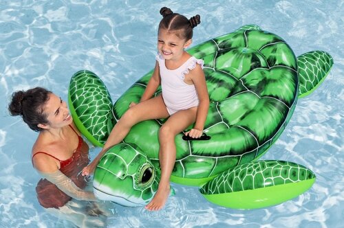 Bestway 41524 Nafukovací želva s držadly, 150 x 145 cm